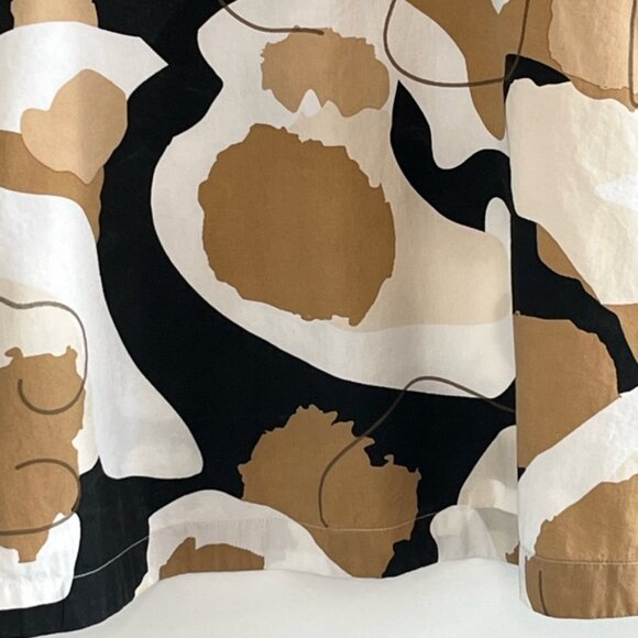 Emily McCarthy Poppy Top Abstract Cheetah Cotton Neutral Contemporary Size Large - Picture 8 of 16